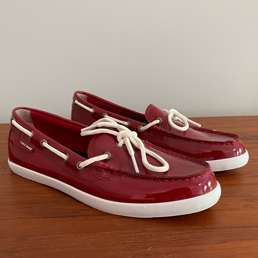Cole Haan Red Boat Shoes